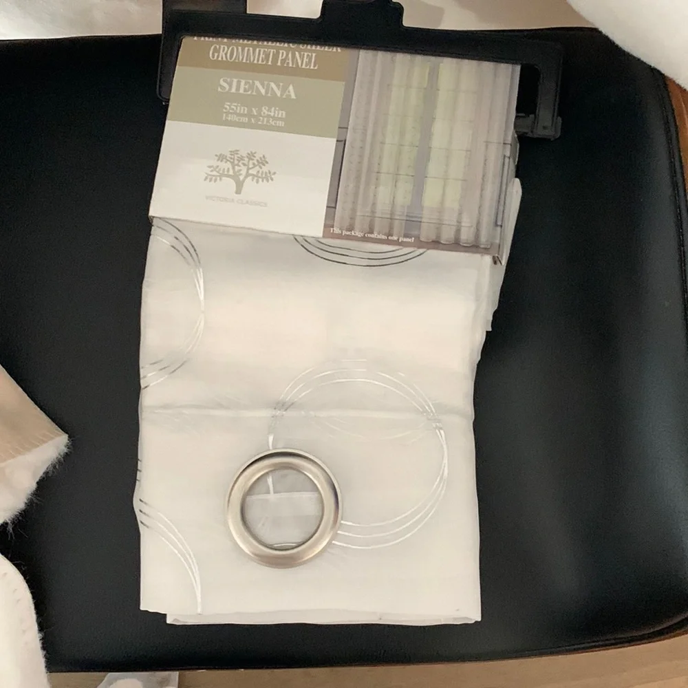 NWT Victoria Classics Sheer Grommet Panel